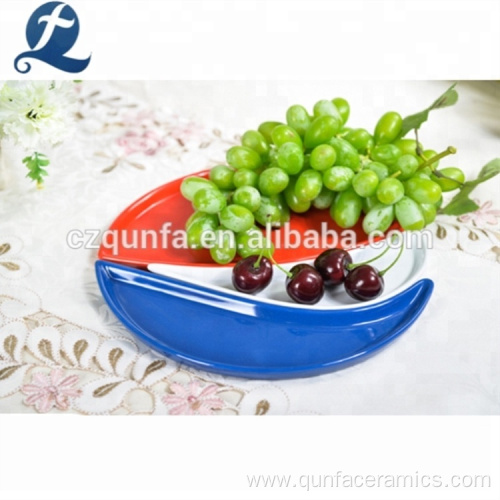 Wholesale Christmas Stoneware Dishes Ceramic Food Plate